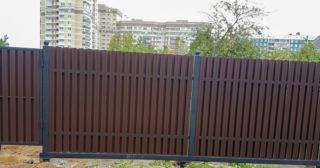 Купить распашные ворота из штакетника Люберцы, цена от 2728 руб.